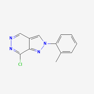 7-Chloro-2-(O-tolyl)-2H-pyrazolo[3,4-D]pyridazine