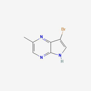 7-Bromo-2-methyl-5H-pyrrolo[2,3-b]pyrazine