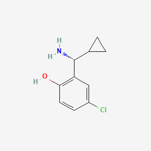 (R)-2-(Amino(cyclopropyl)methyl)-4-chlorophenol