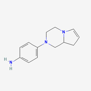 4-(3,4,8,8a-tetrahydro-1H-pyrrolo[1,2-a]pyrazin-2-yl)aniline