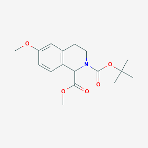 2-tert-Butyl 1-methyl 6-methoxy-3,4-dihydroisoquinoline-1,2(1H)-dicarboxylate