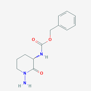 (S)-Benzyl (1-amino-2-oxopiperidin-3-YL)carbamate