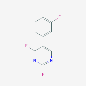 2,4-Difluoro-5-(3-fluorophenyl)pyrimidine