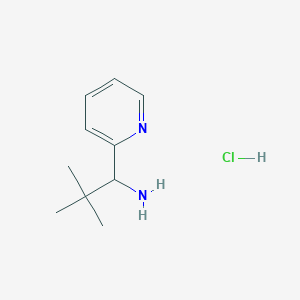 2,2-Dimethyl-1-(pyridin-2-yl)propan-1-amine hydrochloride