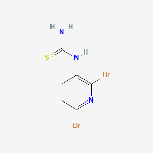 1-(2,6-Dibromopyridin-3-yl)thiourea