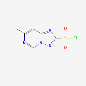 5,7-Dimethyl[1,2,4]triazolo[1,5-c]pyrimidine-2-sulfonyl chloride