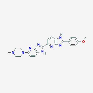 molecular formula C24H24N8O B130922 4-Mmimpimp CAS No. 142764-75-8