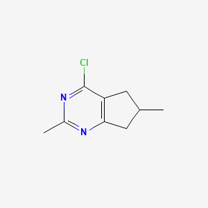 4-Chloro-2,6-dimethyl-6,7-dihydro-5H-cyclopenta[D]pyrimidine