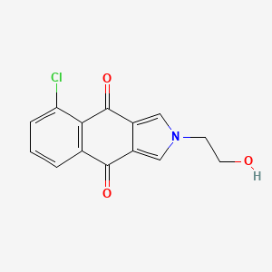 5-chloro-2-(2-hydroxyethyl)-2H-benzo[f]isoindole-4,9-dione