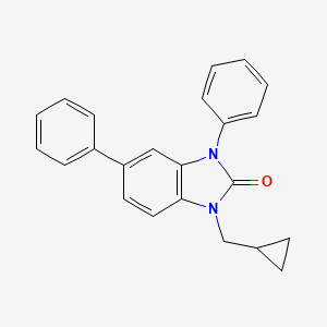 1-(Cyclopropylmethyl)-3,5-diphenyl-1H-benzo[d]imidazol-2(3H)-one