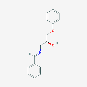 (2R)-1-(benzylideneamino)-3-phenoxypropan-2-ol