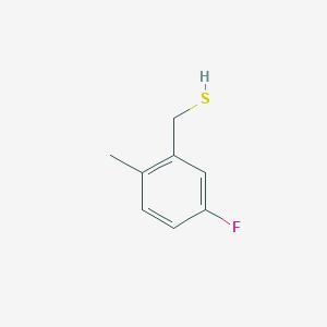 molecular formula C8H9FS B13092264 (5-Fluoro-2-methylphenyl)methanethiol 