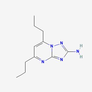 5,7-Dipropyl-[1,2,4]triazolo[1,5-a]pyrimidin-2-amine