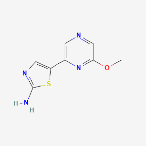 5-(6-Methoxypyrazin-2-yl)thiazol-2-amine