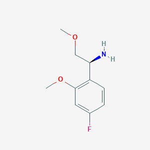 (S)-1-(4-Fluoro-2-methoxyphenyl)-2-methoxyethanamine