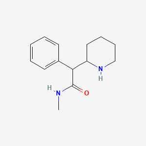 N-Methyl-2-phenyl-2-(piperidin-2-yl)acetamide