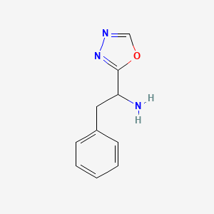 1-(1,3,4-Oxadiazol-2-yl)-2-phenylethanamine