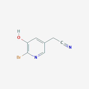 2-(6-Bromo-5-hydroxypyridin-3-yl)acetonitrile