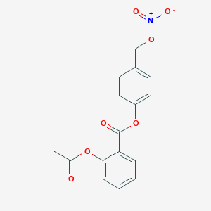 molecular formula C16H13NO7 B130924 NO-阿司匹林 CAS No. 287118-97-2