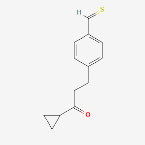 Cyclopropyl2-(4-thiomethylphenyl)ethylketone