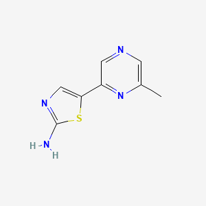 5-(6-Methylpyrazin-2-yl)thiazol-2-amine