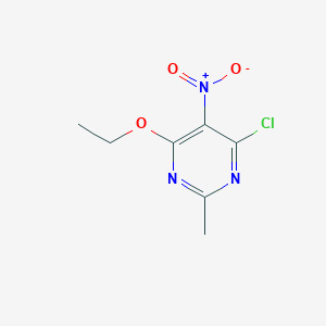 4-Chloro-6-ethoxy-2-methyl-5-nitropyrimidine