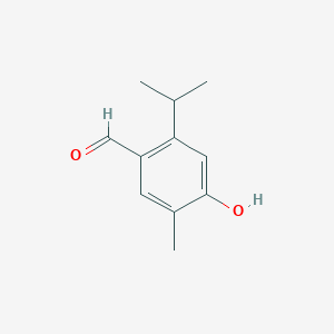 4-Hydroxy-5-methyl-2-(propan-2-yl)benzaldehyde