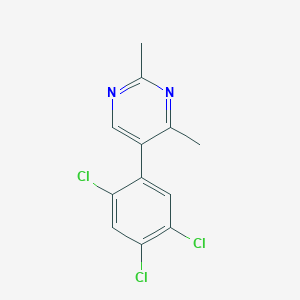 2,4-Dimethyl-5-(2,4,5-trichlorophenyl)pyrimidine