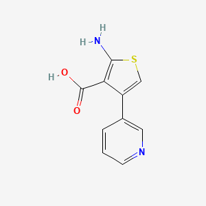 2-Amino-4-(pyridin-3-yl)thiophene-3-carboxylic acid