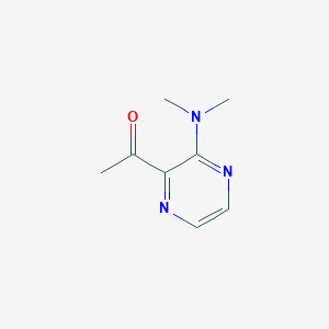 1-(3-(Dimethylamino)pyrazin-2-yl)ethanone