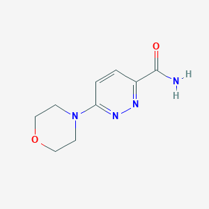 3-Pyridazinecarboxamide, 6-(4-morpholinyl)-