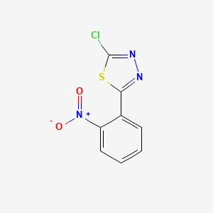 2-Chloro-5-(2-nitrophenyl)-1,3,4-thiadiazole