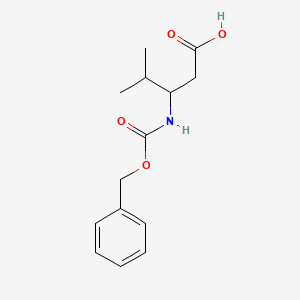 3-(((Benzyloxy)carbonyl)amino)-4-methylpentanoic acid