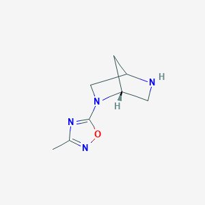 5-((1R)-2,5-Diazabicyclo[2.2.1]heptan-2-yl)-3-methyl-1,2,4-oxadiazole