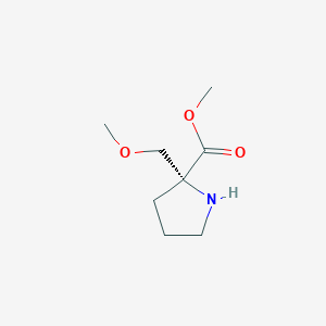 (R)-Methyl-2-(methoxymethyl)pyrrolidine-2-carboxylate