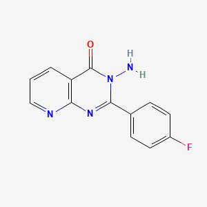 3-Amino-2-(4-fluorophenyl)pyrido[2,3-D]pyrimidin-4(3H)-one