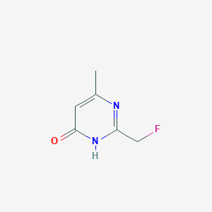 2-(Fluoromethyl)-6-methylpyrimidin-4-ol