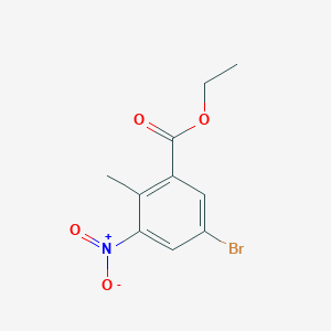 Ethyl 5-bromo-2-methyl-3-nitrobenzoate