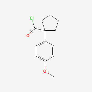 1-(4-Methoxyphenyl)cyclopentanecarbonyl chloride