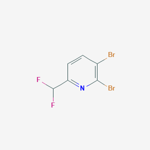 2,3-Dibromo-6-(difluoromethyl)pyridine