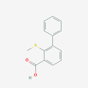 2-(Methylthio)-[1,1'-biphenyl]-3-carboxylic acid