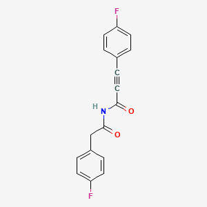 3-(4-Fluorophenyl)-N-(2-(4-fluorophenyl)acetyl)propiolamide