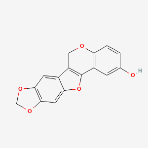 5,7,11,19-Tetraoxapentacyclo[10.8.0.02,10.04,8.013,18]icosa-1(12),2,4(8),9,13(18),14,16-heptaen-15-ol