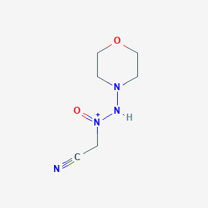 Cyanomethyl-(morpholin-4-ylamino)-oxoazanium