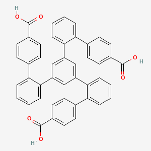 4-[2-[3,5-Bis[2-(4-carboxyphenyl)phenyl]phenyl]phenyl]benzoic acid