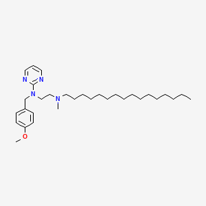 molecular formula C31H52N4O B13093421 N1-Hexadecyl-N2-(4-methoxybenzyl)-N1-methyl-N2-(pyrimidin-2-yl)ethane-1,2-diamine 