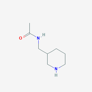 molecular formula C8H16N2O B1309343 N-(piperidin-3-ylmethyl)acetamide CAS No. 90346-06-8