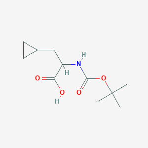 molecular formula C11H19NO4 B1309355 N-Boc-环丙基丙氨酸 CAS No. 888323-62-4