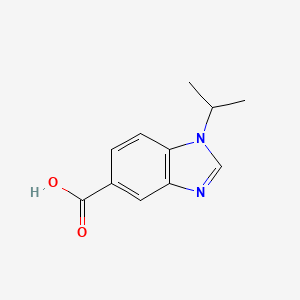 molecular formula C11H12N2O2 B1309358 1-异丙基-1H-苯并咪唑-5-羧酸 CAS No. 284673-16-1