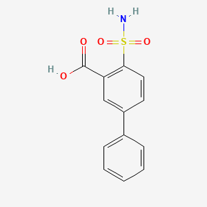 4-Sulfamoyl-[1,1'-biphenyl]-3-carboxylic acid